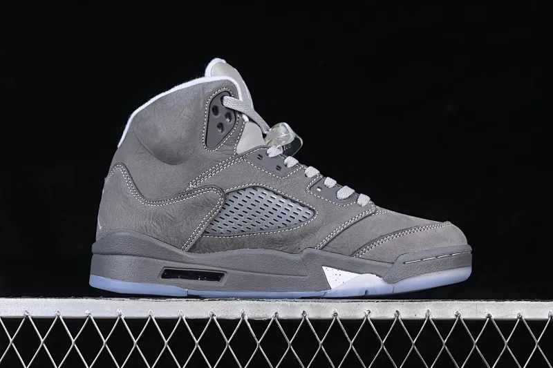 All categories Air Jordan Jordan series basketball shoes Air Jordan 5 TG version Air Jordan 5 "Wolf Grey" AJ5 Joe 5 Wolf Gray first layer basketball shoes DD0587-002